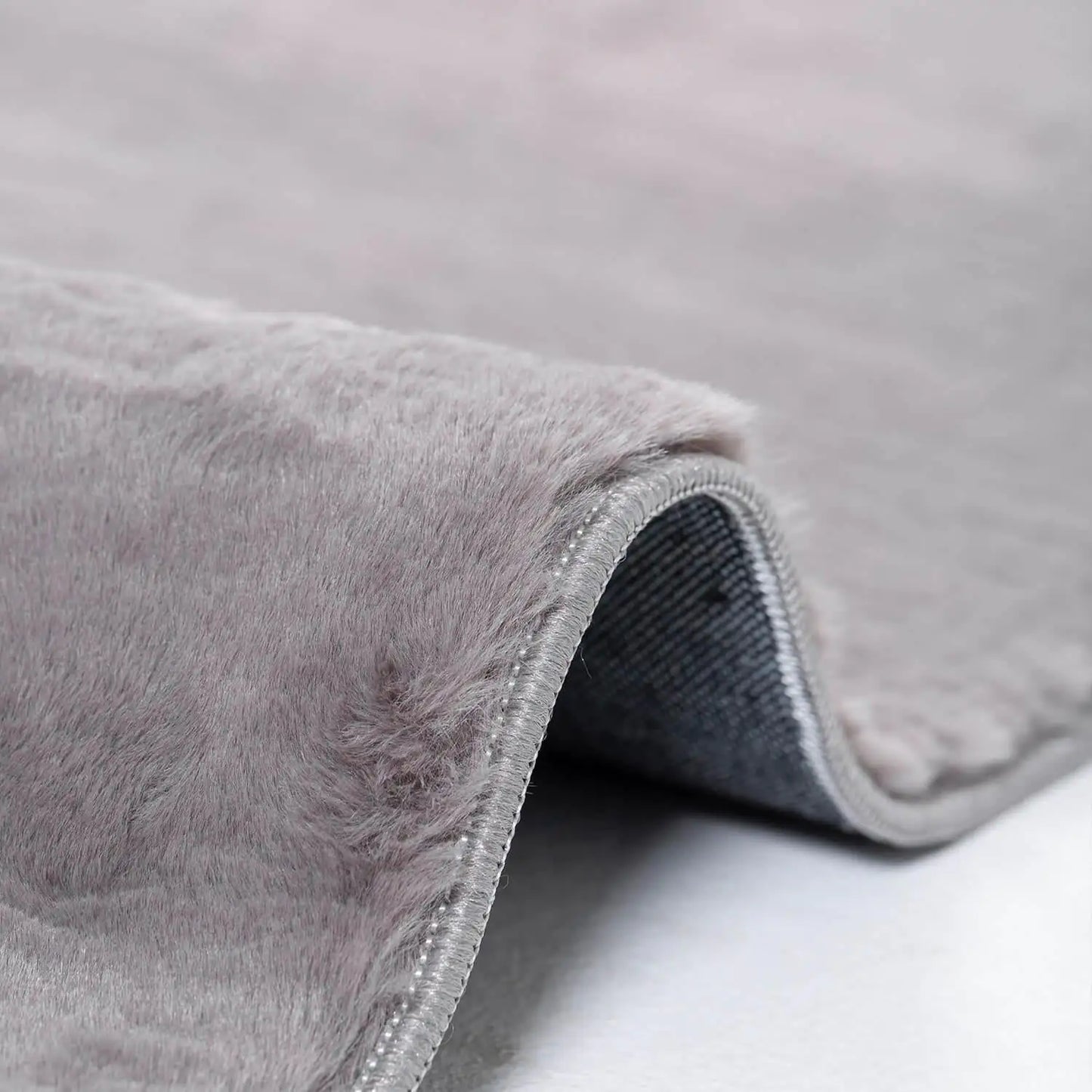 Luxury Anthracite Soft Fur Rug 160x230
