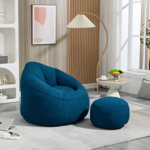 Bedding Bean Bag Sofa Chair - Blue
