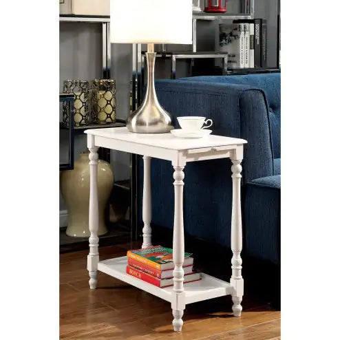 Rustic Chic Oak USB Side Table
