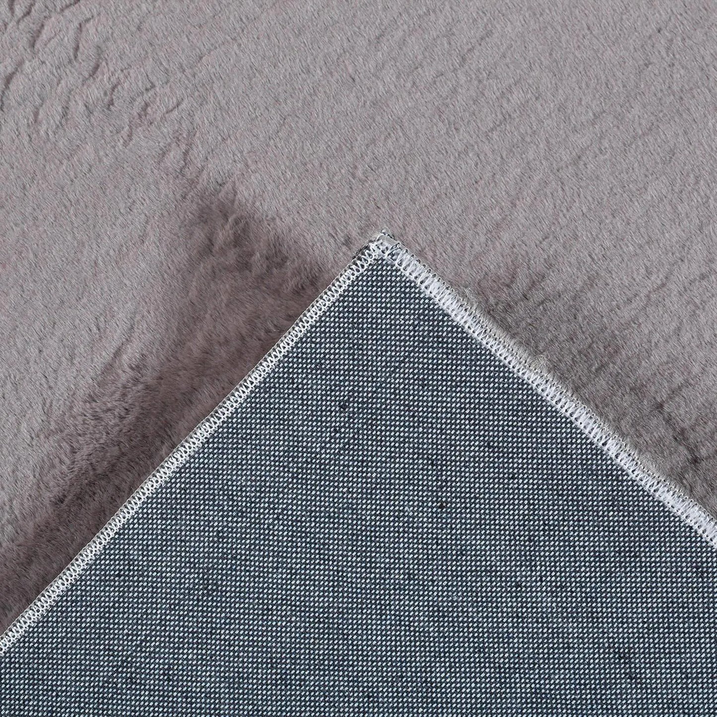 Luxury Anthracite Soft Fur Rug 160x230