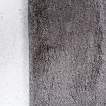 Luxury Anthracite Soft Fur Rug 160x230