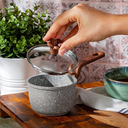 Karaca Dark Silver Biogranit Mini Saucepan 10 cm
