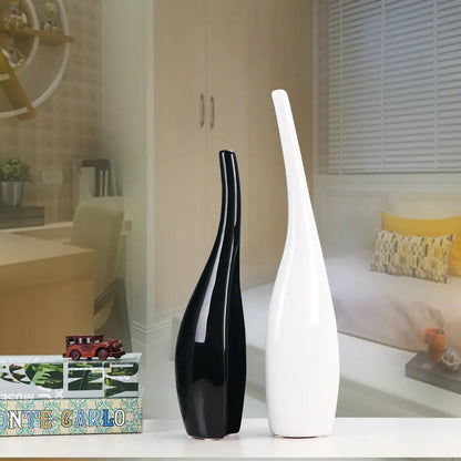 Elegant Ceramic Curved Bottle Set