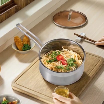 WANGYUANJI 2.85QT Non-Stick Stainless Saucepan