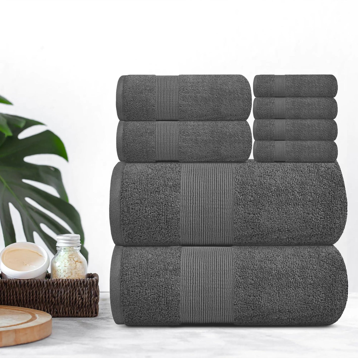 Resort Collection Soft Bath Towel Set of 8 Pcs