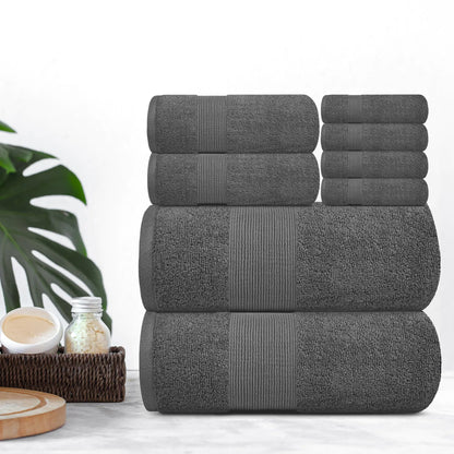 Resort Collection Soft Bath Towel Set of 8 Pcs