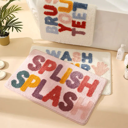 'Brush Your Teeth' Bathroom Rug