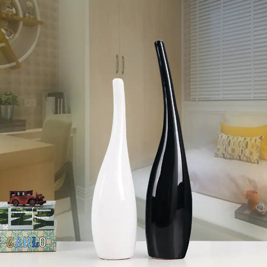 Elegant Ceramic Curved Bottle Set