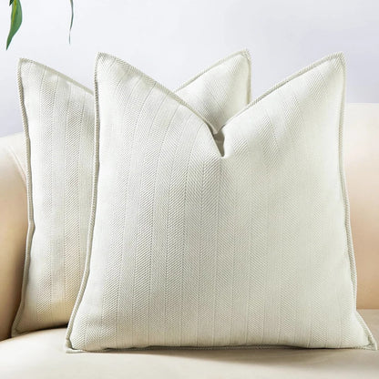 Chenille Throw Pillow Covers with Elegant Luxury
