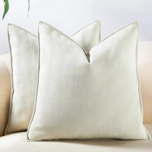 Chenille Throw Pillow Covers with Elegant Luxury