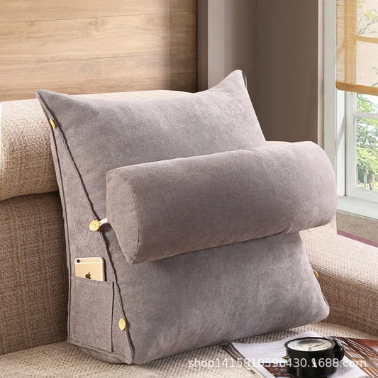 Triangle Backrest Lumbar Pillow