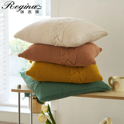 REGINA Brand Nordic Twist Design Pillow Case
