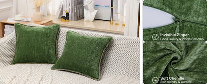 Olanly Chenille Cushion Cover