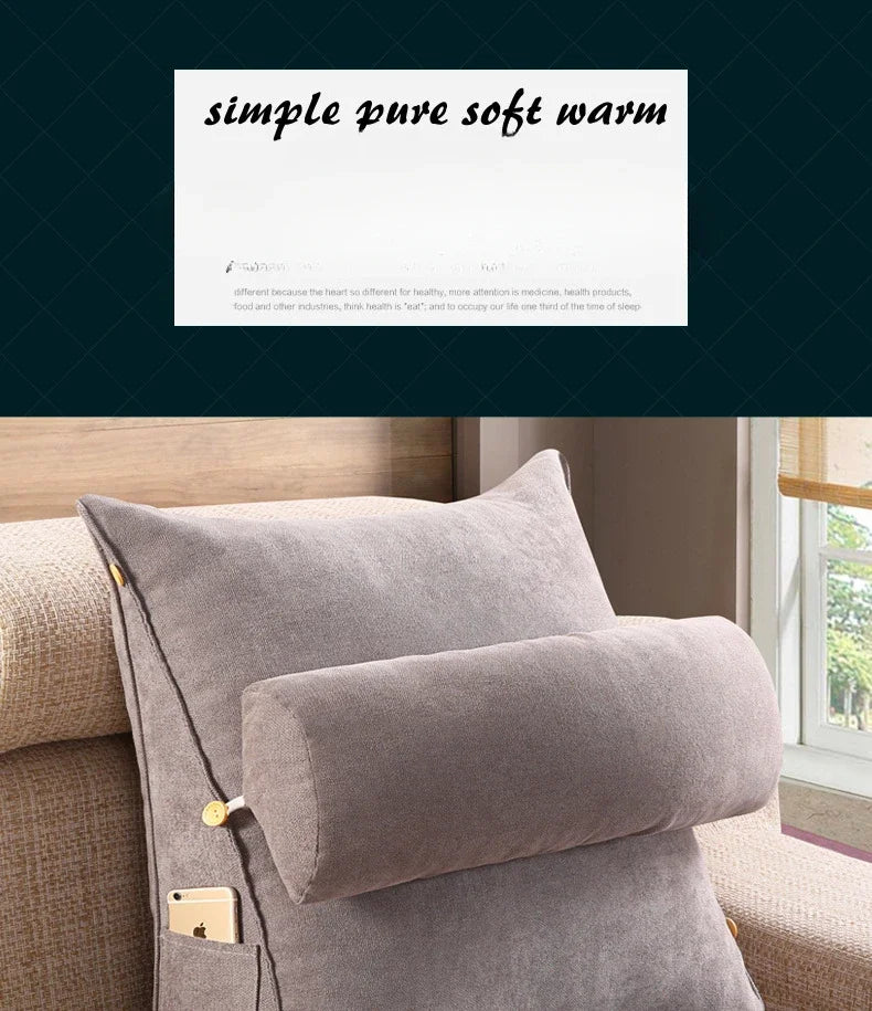 Triangle Backrest Lumbar Pillow