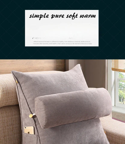 Triangle Backrest Lumbar Pillow