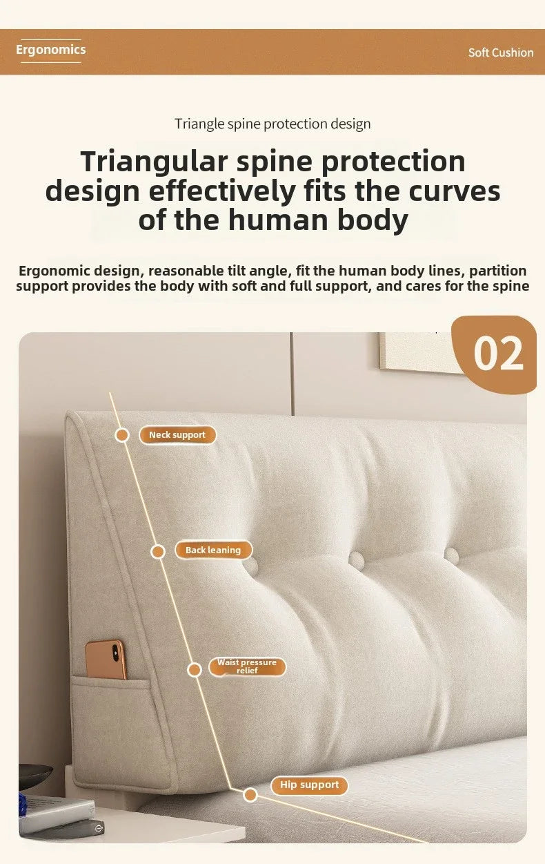 Large Triangular Pillow Bed Wedge