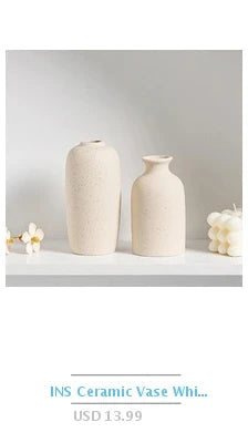 Nordic Circular Hollow Ceramic Vase