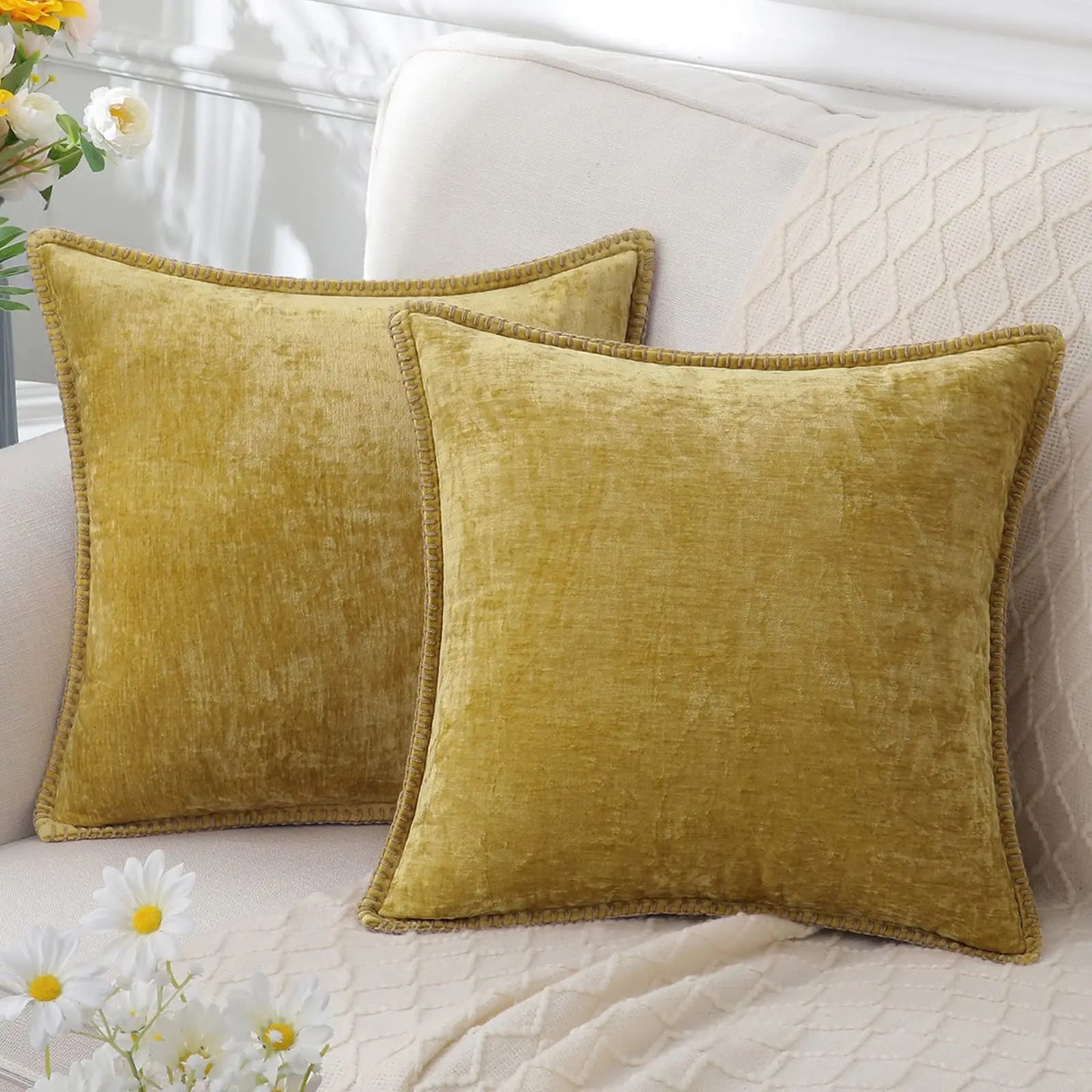 Olanly Chenille Cushion Cover