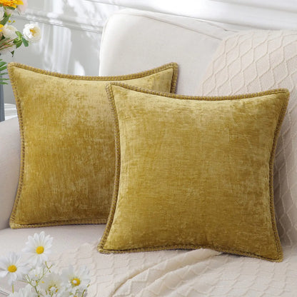 Olanly Chenille Cushion Cover