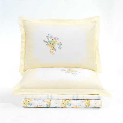 Hobby Perla Sarı - Poplin Single Duvet Cover Set