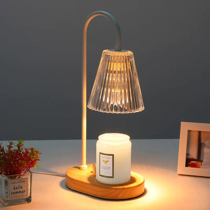 AromaCraft Wood Candle Warmer Lamp