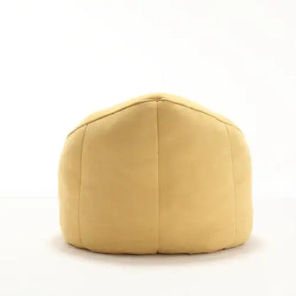 Deluxe Foam Bean Bag Chair with Footrest- Yellow
