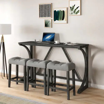 Power Outlet Bar Table Set