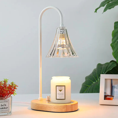 AromaCraft Wood Candle Warmer Lamp