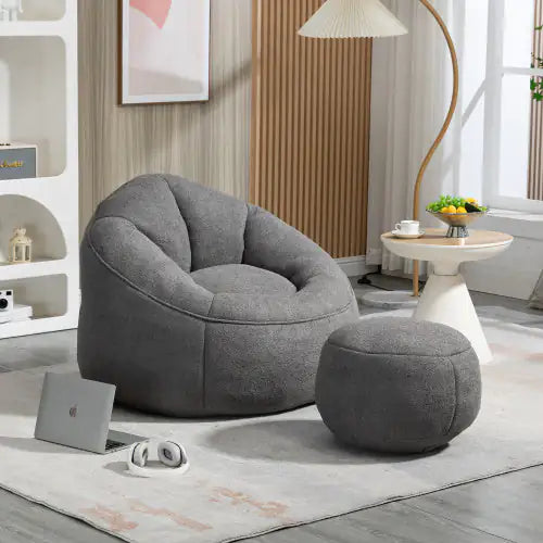 Bedding Bean Bag Sofa - Grey