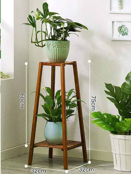 Multi floor flower shelf
