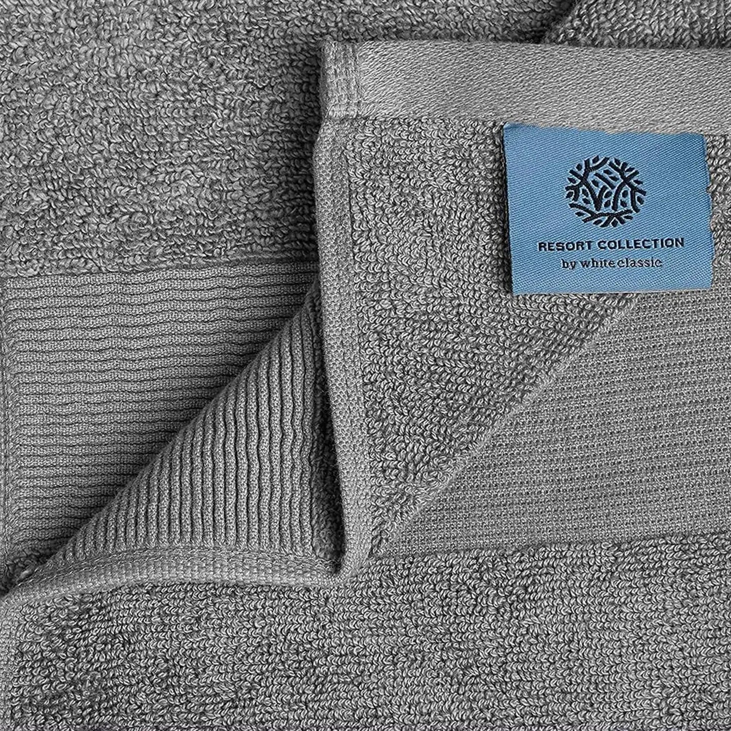 Resort Collection Soft Bath Towel Set of 8 Pcs
