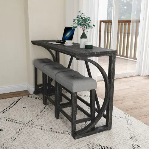 Power Outlet Bar Table Set