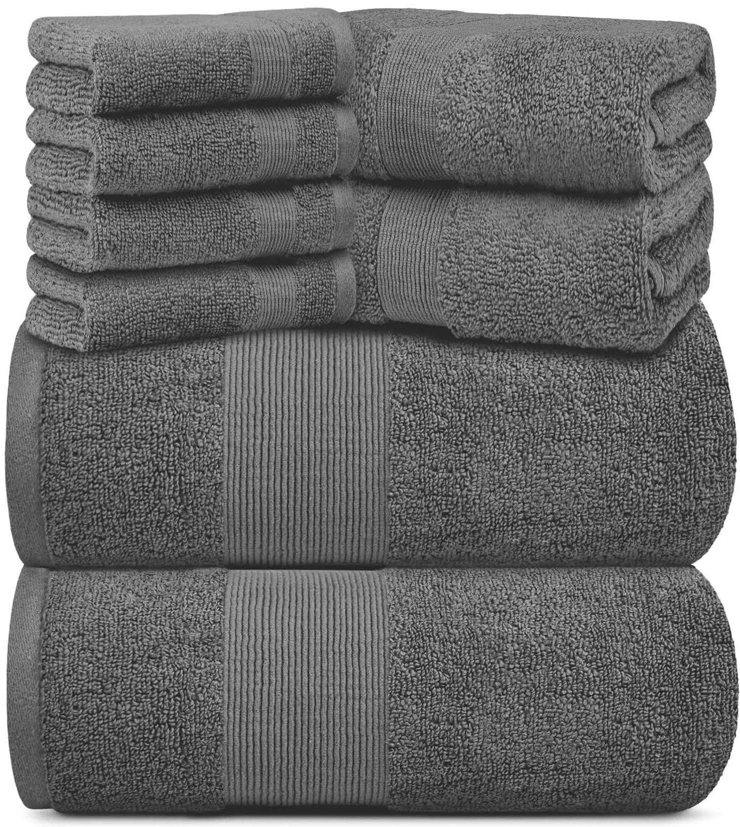 Resort Collection Soft Bath Towel Set of 8 Pcs