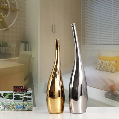 Elegant Ceramic Curved Bottle Set