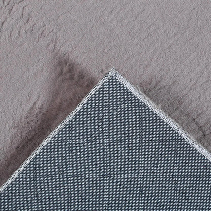 Luxury Anthracite Soft Fur Rug 160x230