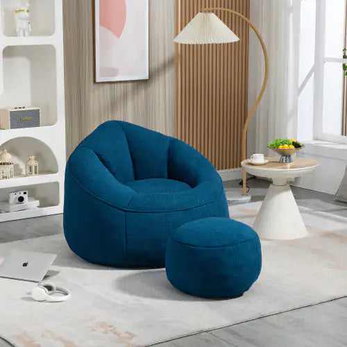 Bedding Bean Bag Sofa Chair - Blue